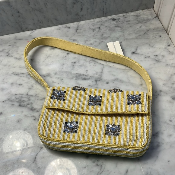 Anthropologie The Fiona Beaded Bag -Geometric Edition NWT - Picture 6 of 15